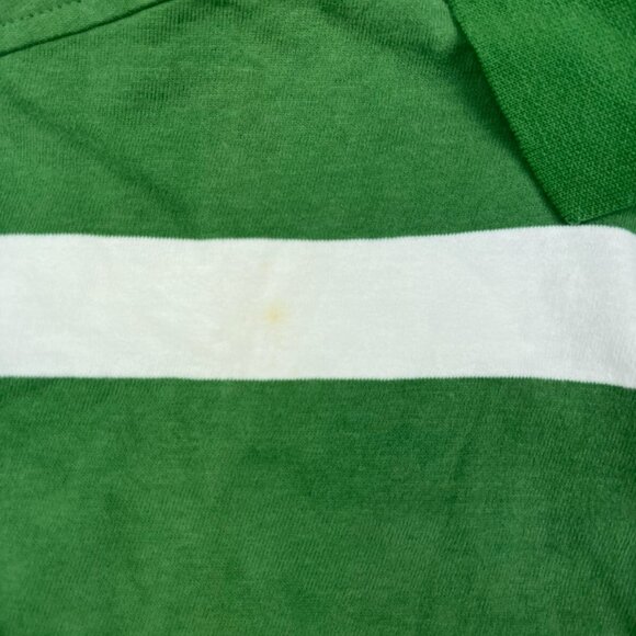 NWT Men's Tommy Hilfiger Short Sleeve Striped Classic Fit Polo Shirt Green - Picture 6 of 7
